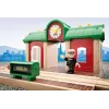 Ravensburger – BRIO Dzelzceļa stacija ar ierakstu un atskaņošanu, 3 daļas, AA baterija, melns/zaļš/sarkans