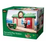 Ravensburger – BRIO Dzelzceļa stacija ar ierakstu un atskaņošanu, 3 daļas, AA baterija, melns/zaļš/sarkans