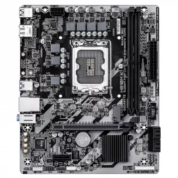 GIGABYTE H810M K Micro ATX mātesplate Intel Core Ultra (2. sērija) — LGA 1851, DDR5 līdz 6400MHz, 1x PCIe 4.0 M.2, 1GbE