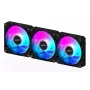 GIGABYTE AORUS EZ CHAIN FAN 120 3-Pack - 12 cm melns ventilatoru komplekts