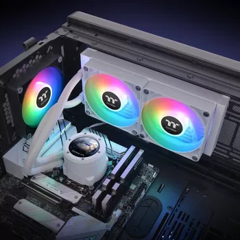 THERMALTAKE Ūdens dzesēšana - TH240 V2 Ultra ARGB Sync Visšķidruma dzesētājs - Baltā versija