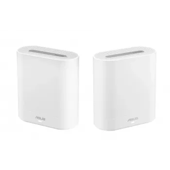 ASUS EBM68(2PK) – Ekspertu WiFi Tri-band (2.4 GHz / 5 GHz / 5 GHz) Wi-Fi 6 (802.11ax) Balts 3 Iekšējās antenas