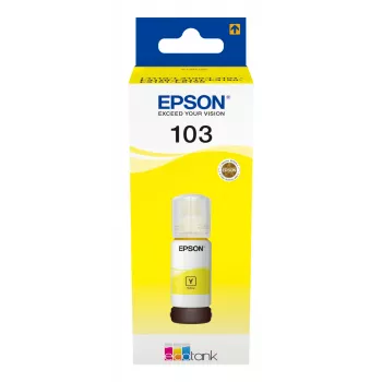 Epson 103 dzeltenā tinte, 65 ml, EcoTank sērijai
