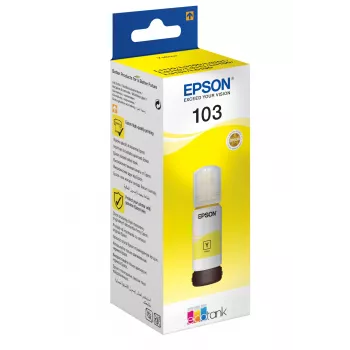 Epson 103 dzeltenā tinte, 65 ml, EcoTank sērijai