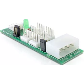 DELOCK Sadales panelis 6x Ventilators 5v/12v
