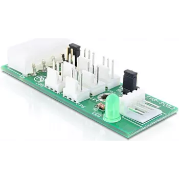 DELOCK Sadales panelis 6x Ventilators 5v/12v