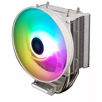 CPU dzesētājs XILENCE Performance C XC229 120 mm, TDP 150 W, balts, 500–1800 RPM, šķidruma dinamikas gultnis, vairāku ligzdu atbalsts
