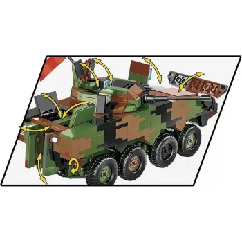Būvējams modeļu komplekts Cobi Armed Forces KTO Rosomak 2-in-1 (COBI-2629)