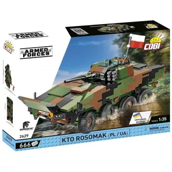 Būvējams modeļu komplekts Cobi Armed Forces KTO Rosomak 2-in-1 (COBI-2629)