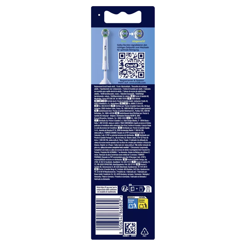 Braun Oral-B Pro Precision Clean 6-pack zobu birstes uzgaļi
