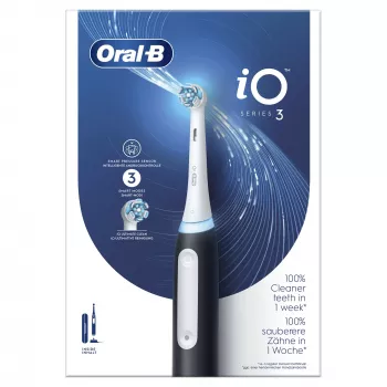 Oral-B elektriskā zobu birste pieaugušajiem rotējoši-oscilējoša melna balta