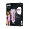 Braun Silk-epil 5 LS5100 sieviešu skuveklis, rozā krāsā