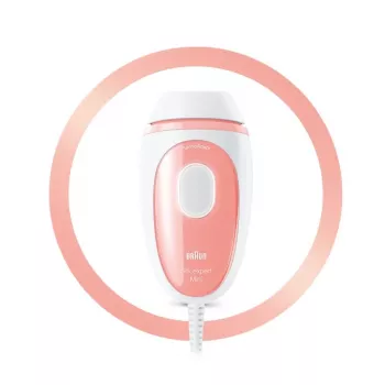 Braun Silk-expert Mini PL1000 IPL matu noņemšanas iekārta, rozā, balta