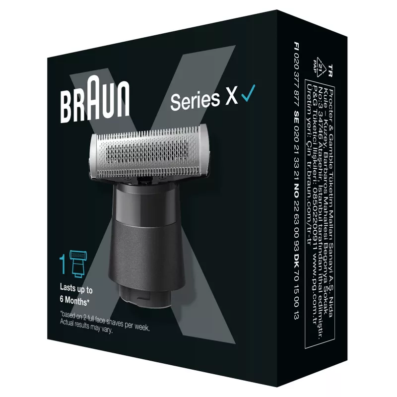 Skūšanās galviņa Braun XT20 1 galviņa Melna
