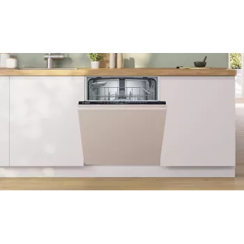 Bosch Serie 2 SMV2HTX08E pilnībā iebūvējamā trauku mazgājamā mašīna, 13 komplekti, energoklase C