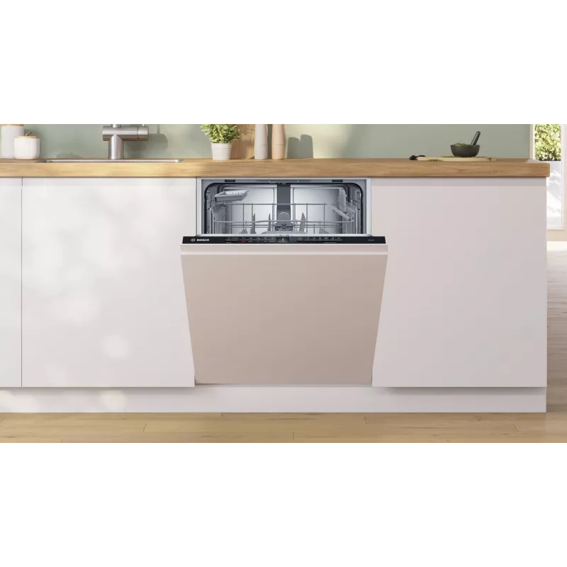 Bosch Serie 2 SMV2HTX08E pilnībā iebūvējamā trauku mazgājamā mašīna, 13 komplekti, energoklase C