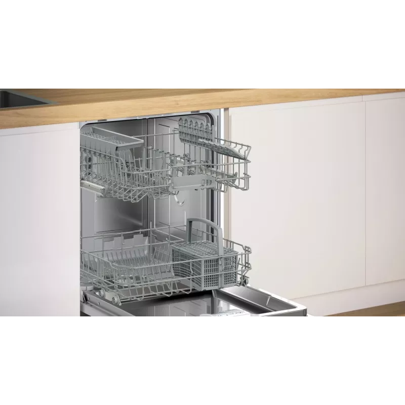Bosch Serie 2 SMV2HTX08E pilnībā iebūvējamā trauku mazgājamā mašīna, 13 komplekti, energoklase C
