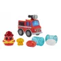 MGA Entertainment DohKins Ugunsdzēsēju mašīna un ugunsdzēsējs, modelēšanas māla rotaļlietu komplekts, daudzkrāsains, bērns, zēns/meitene, 3+ gadi