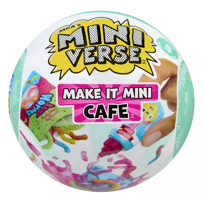 Miniverse Make It Mini Foods: Cafe in PDQ Series 5 (Wave A), 8+ gadi, Daudzkrāsains, Plastmasa