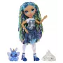 Rainbow High Rainbow Shimmers ar Slime Leļļu Modeļlelle - Skyler (zila)