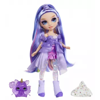 Rainbow High Rainbow Shimmers ar Slīmi Modes Leļļu Violeta (purpura)