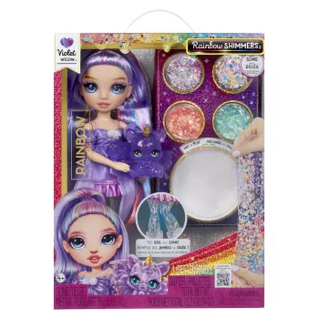 Rainbow High Rainbow Shimmers ar Slīmi Modes Leļļu Violeta (purpura)