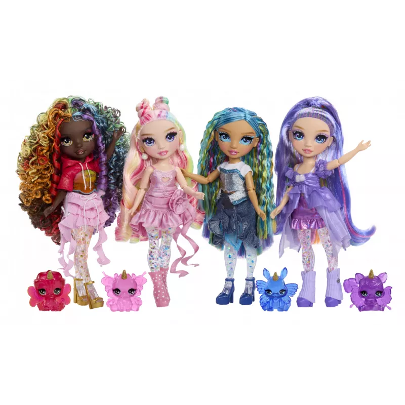 Rainbow High Rainbow Shimmers ar Slīmi Modes Leļļu Violeta (purpura)