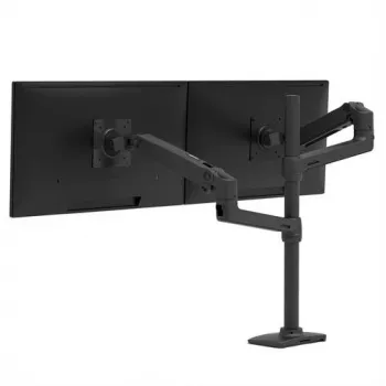 ERGOTRON LX Divkāršā Sakraušanas Roka, Augstais Stabs (Matēti Melns)