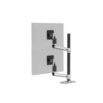 Ergotron LX sērijas LX Dual Stacking roka garā kolonna 101,6 cm alumīnija skava 20 kg