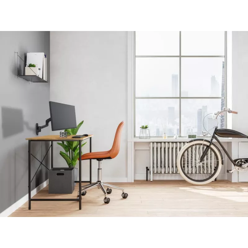 EROTRON LX Sienas Monitora Roka (matēti melna) Viena Monitora Stiprinājums