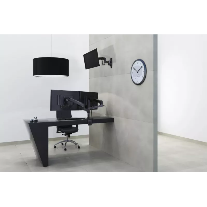 EROTRON LX Sienas Monitora Roka (matēti melna) Viena Monitora Stiprinājums