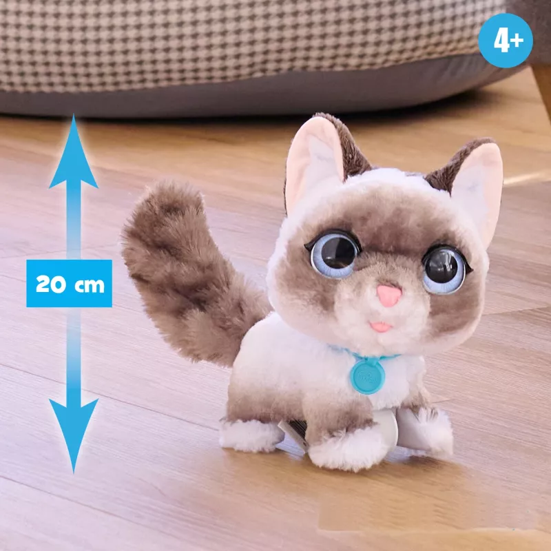 FurReal Wag-a-lots Kitty – interaktīvs kaķēns, zēns/meitene, 4 gadi, skaņas efekti