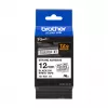 Lentu apzīmējumu lente Brother TZe-S231 12mm melns uz balta