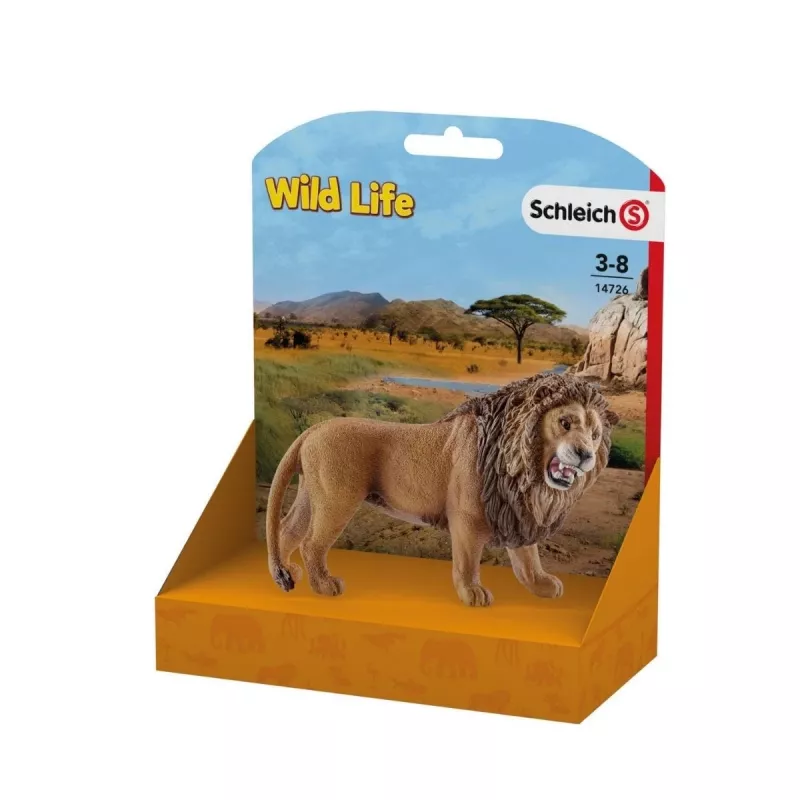 Schleich WILD LIFE Lauva rūcošs Daudzkrāsains Plastmasa 3+ gadi