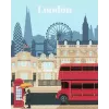 Gleznošanas komplekts Ravensburger CreArt — Krāsainā Londona (23525) audekla krāsošanai pēc numuriem