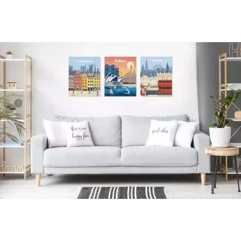 Gleznošanas komplekts Ravensburger CreArt — Krāsainā Londona (23525) audekla krāsošanai pēc numuriem