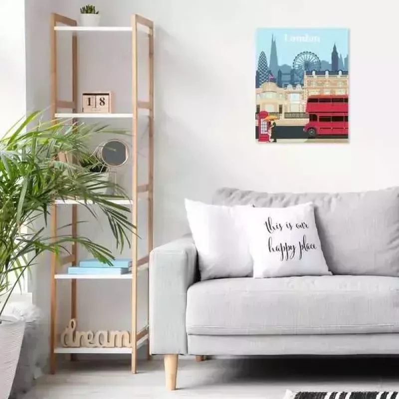 Gleznošanas komplekts Ravensburger CreArt — Krāsainā Londona (23525) audekla krāsošanai pēc numuriem