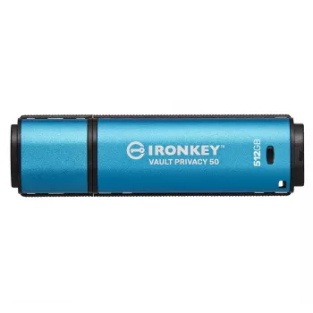 USB zibatmiņa Kingston 512GB IronKey Vault Privacy 50 AES-256
