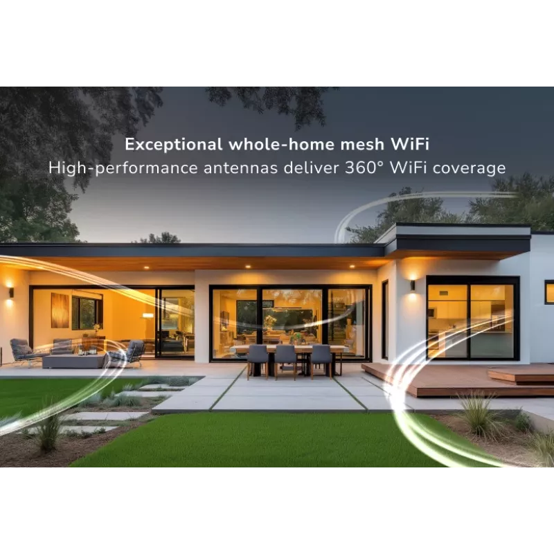 NETGEAR Orbi 370 papildsatelīts - Dual-band Wi-Fi 7, balts, iekšējās antenas