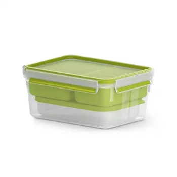 EMSA CLIP & GO XL pusdienu trauks 2,3 L zaļš caurspīdīgs 1 gab.