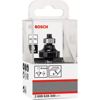 Bosch 2 608 628 340 frēzes uzgalis noapaļošanas uzgalis 1 gab.