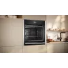 Neff B54CR71N0 cepeškrāsns 71 L Melna, Nerūsējošais tērauds