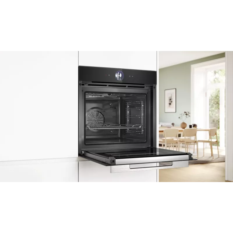 Bosch Serie 8 HRG7764B1 cepeškrāsns 71 L 3600 W Melna