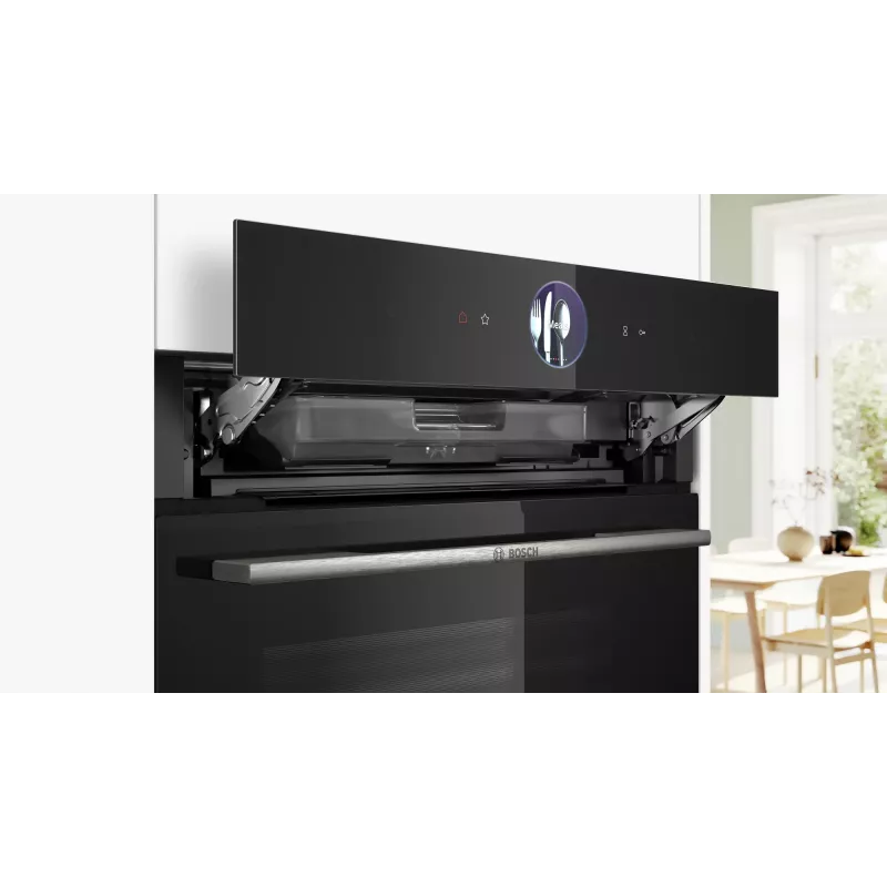 Bosch Serie 8 HRG7764B1 cepeškrāsns 71 L 3600 W Melna