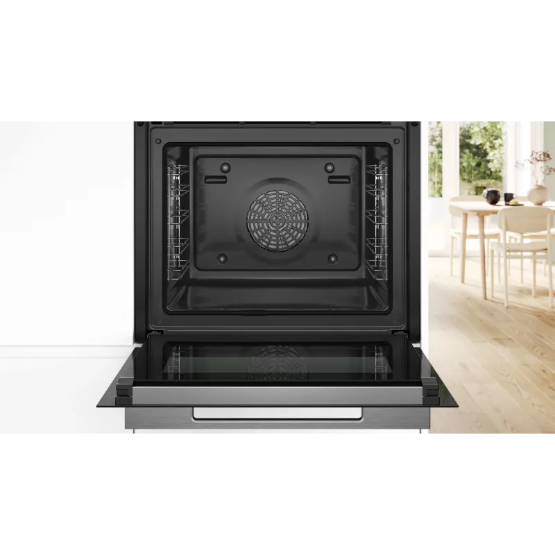 Bosch Serie 8 HBG7741B1 cepeškrāsns 71 L Melna