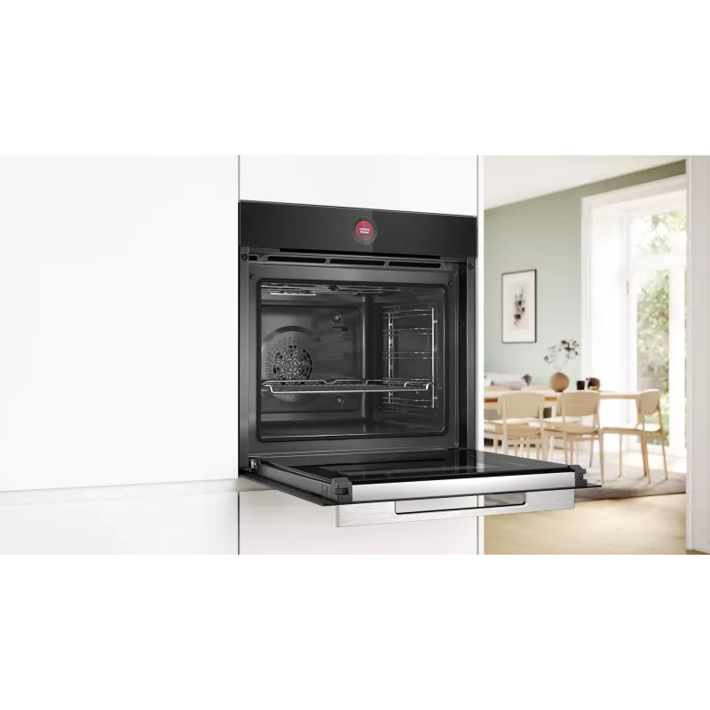 Bosch Serie 8 HBG7741B1 cepeškrāsns 71 L Melna