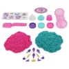 Kinetic Sand Shimmer Unicorn Bake Shoppe komplekts, 16oz (Shimmer Teal un Pink Neon), 8 vienradža rīki, sensoriskā rotaļlieta bērniem no 3 gadu vecuma