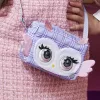 Purse Pets Print Perfect Hoot Couture Pūce - Interaktīva Rotaļlieta un Rokassomiņa ar vairāk nekā 30 Skaņām un Reakcijām, Meiteņu Rotaļlietas no 5 Gadiem