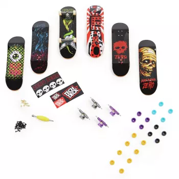 Tech Deck Sk8shop Fingerboard Bonus Pack, kolekcionējami un pielāgojami mini skeitbordi (stili var atšķirties)