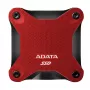 Ārējais SSD ADATA SD620 512 GB, USB 3.2 Gen 2 Micro-USB B, sarkans, silikona korpuss